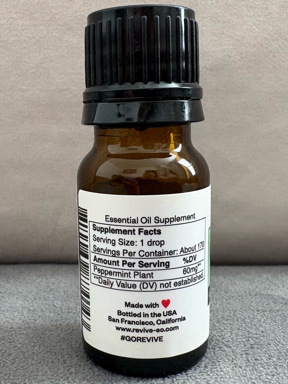 Revive Peppermint 100% Pure Essential Oil — 10 mL, Green - Picture 4 of 4